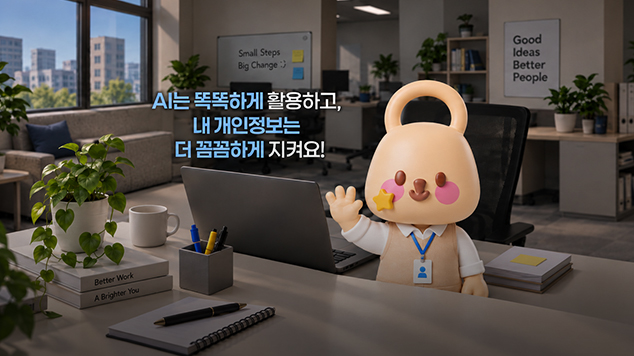 AI는 똑똑하게 활용하고, 내 개인정보는 더 꼼꼼하게 지켜요!